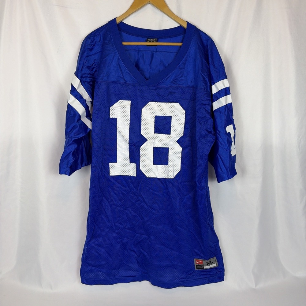 Vintage Nike Team Indianapolis Colts Peyton Manning Jersey #18, Size XL, EUC